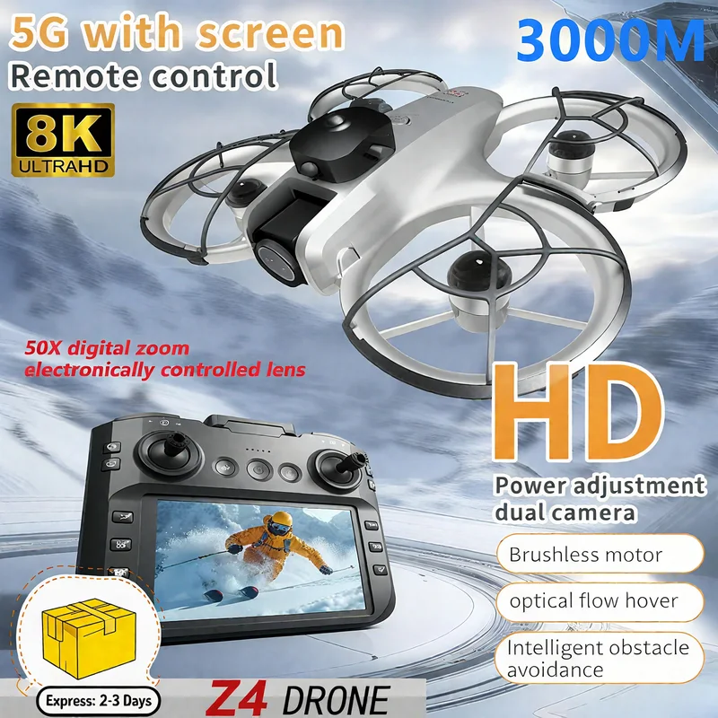 Drone Camera With Gimbal - New MINI Z4 Drone 4K Professional