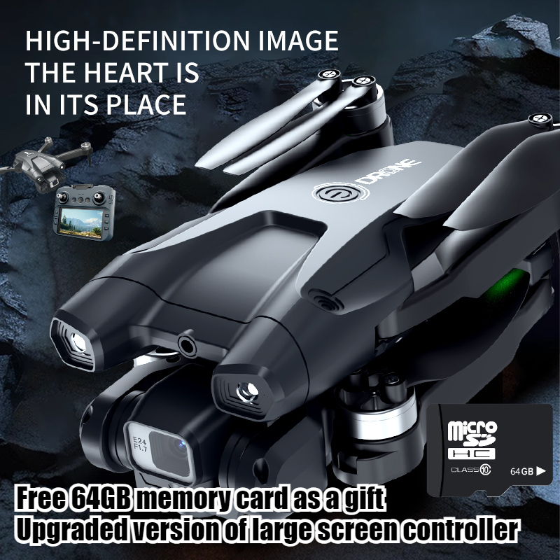Drone Camera Wide Angle - 2024newlarge screen control D15//D600 professional drone