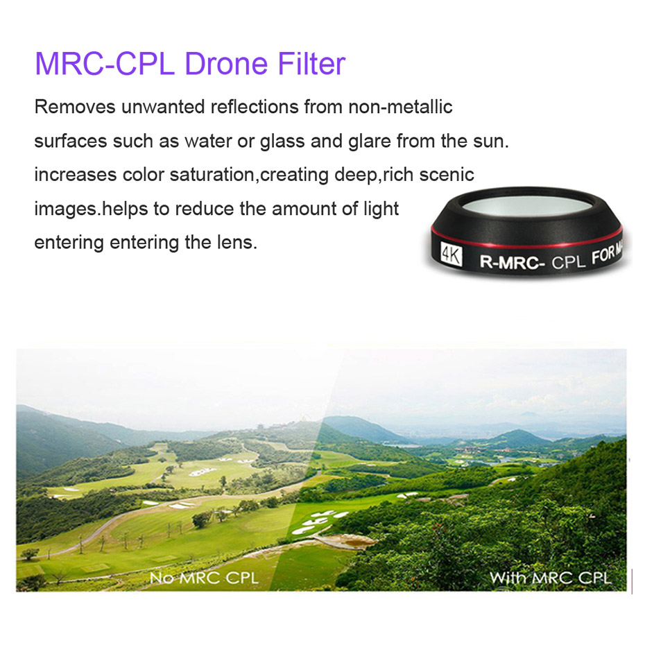 Drone Filter For Mavic Pro CPL - огляд і ціна Drone Camera Filter