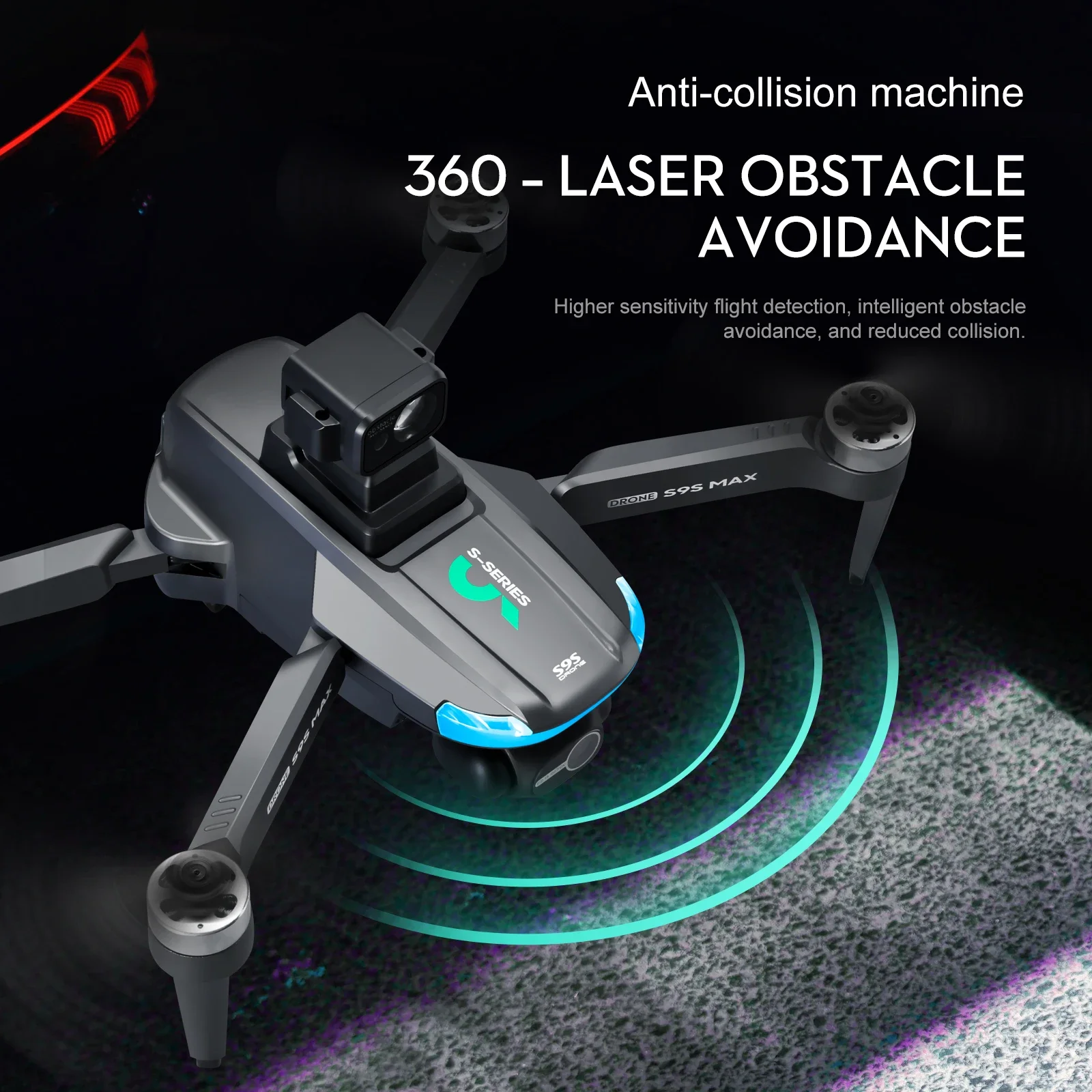 NEW S9S MAX MINI Drone 4K 2-Ax - огляд і ціна Drone Camera With Gimbal