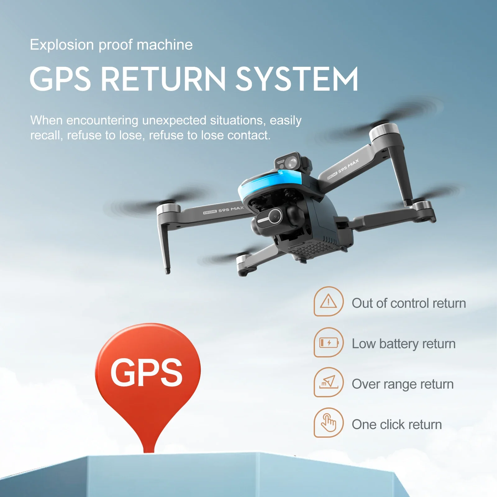 NEW S9S MAX MINI Drone 4K 2-Ax - огляд і ціна Drone Camera With Gimbal