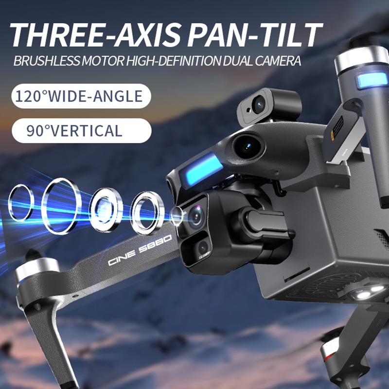 2026 New 8K Dual Camera Drone  - огляд і ціна Drone Camera With Gimbal