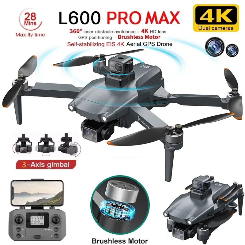 L600 PRO MAX GPS Drone Profess - огляд і ціна Drone Camera Professional