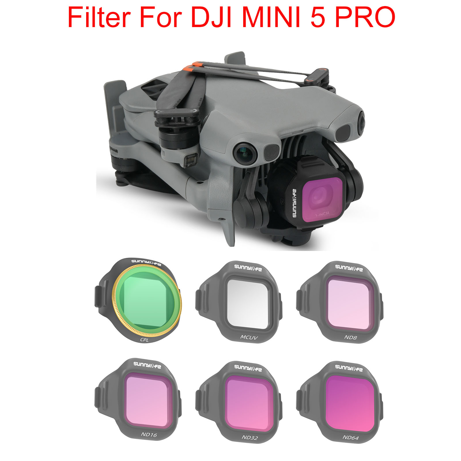 Drone Filter For DJI Mini 5 Pr - огляд і ціна Drone Camera Filter