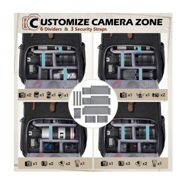 DSLR dual-shoulder camera bag, - огляд і ціна Drone Camera Waterproof