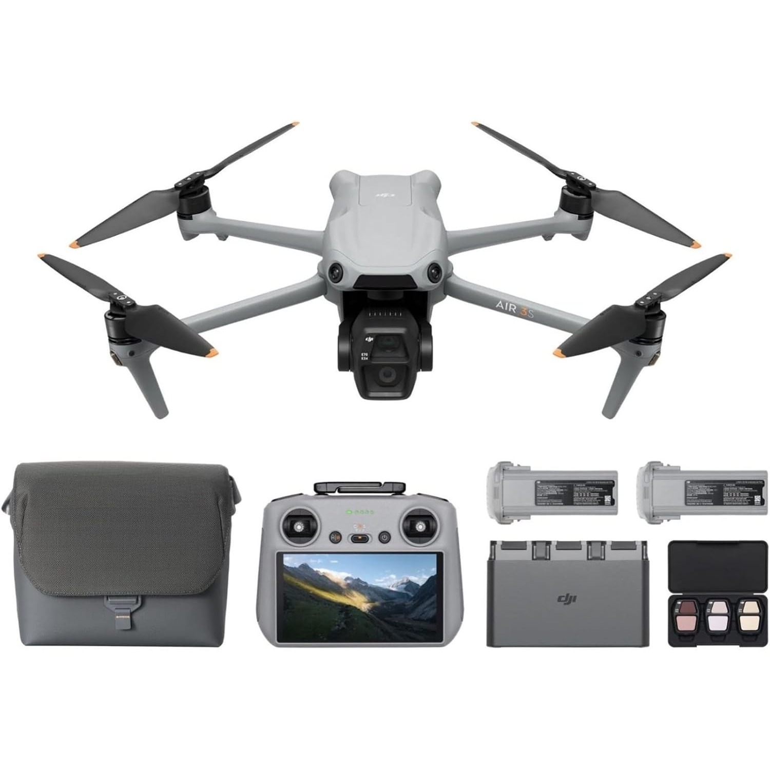 DJI Air 3S Fly More Combo (RC  - огляд і ціна Drone Camera Wide Angle