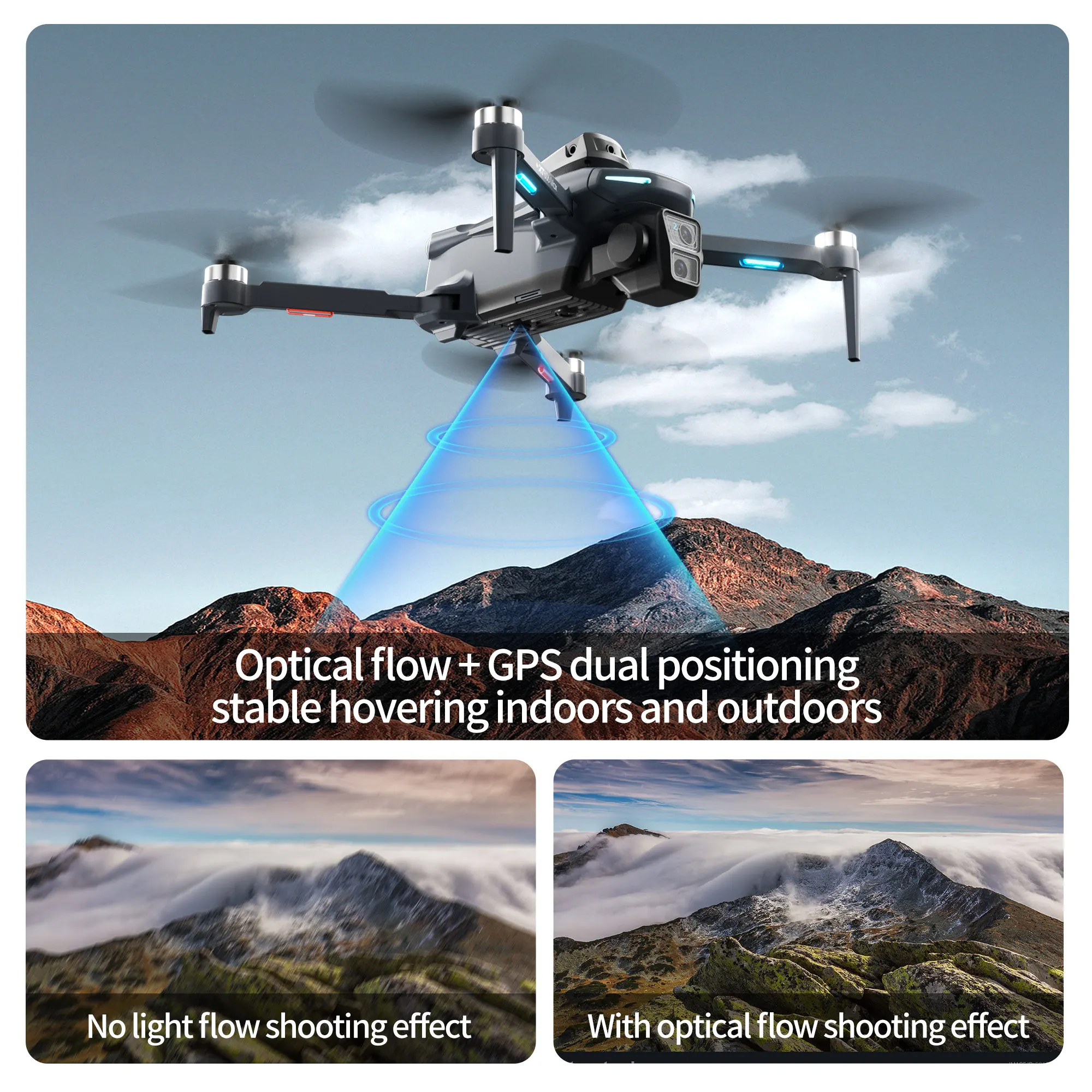 XT606 MAX GPS Drone 4k Profess - огляд і ціна Drone Camera With Gimbal