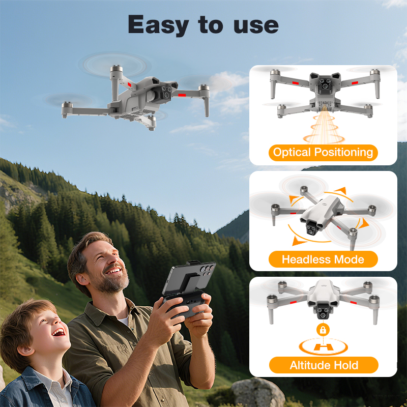 NEW Hot L017 Pro Drone Brushle - огляд і ціна Drone Camera Professional